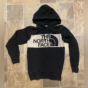The North Face Hoodie Sweater - Black / White - Sz S - Gently Used condition